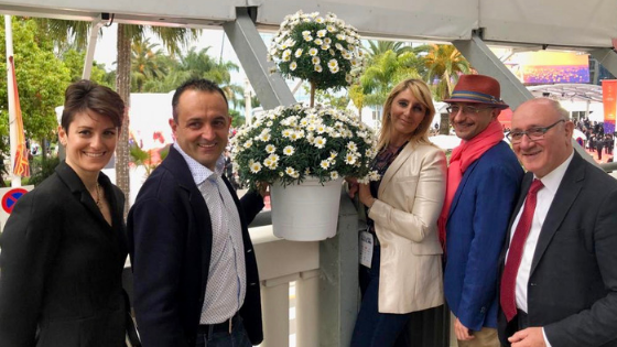 piante e fiori RB PLant di Albenga al festival del Cinema di Cannes con Genova Liguria Film Commission