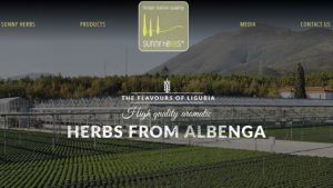 New web site for Sunny heRBs, the aromatic herbs from Albenga