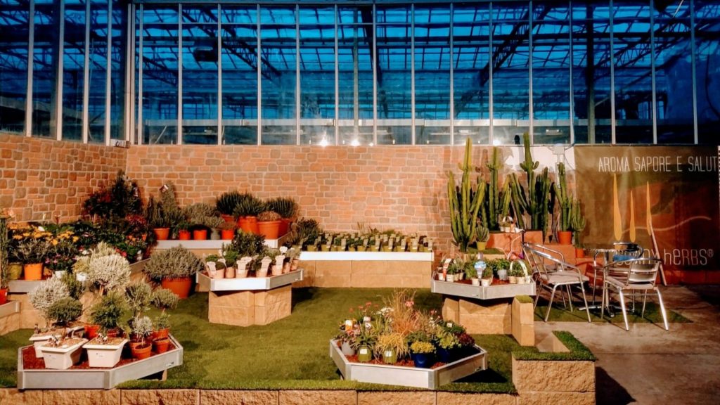 Stand virtuale di RB Plant per mostra piante fiori ed erbe aromatiche di Albenga