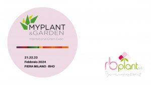 RB Plant di Albenga produzione piante, fiori e aromatiche partecipa a Myplant & Garden fiera Milano